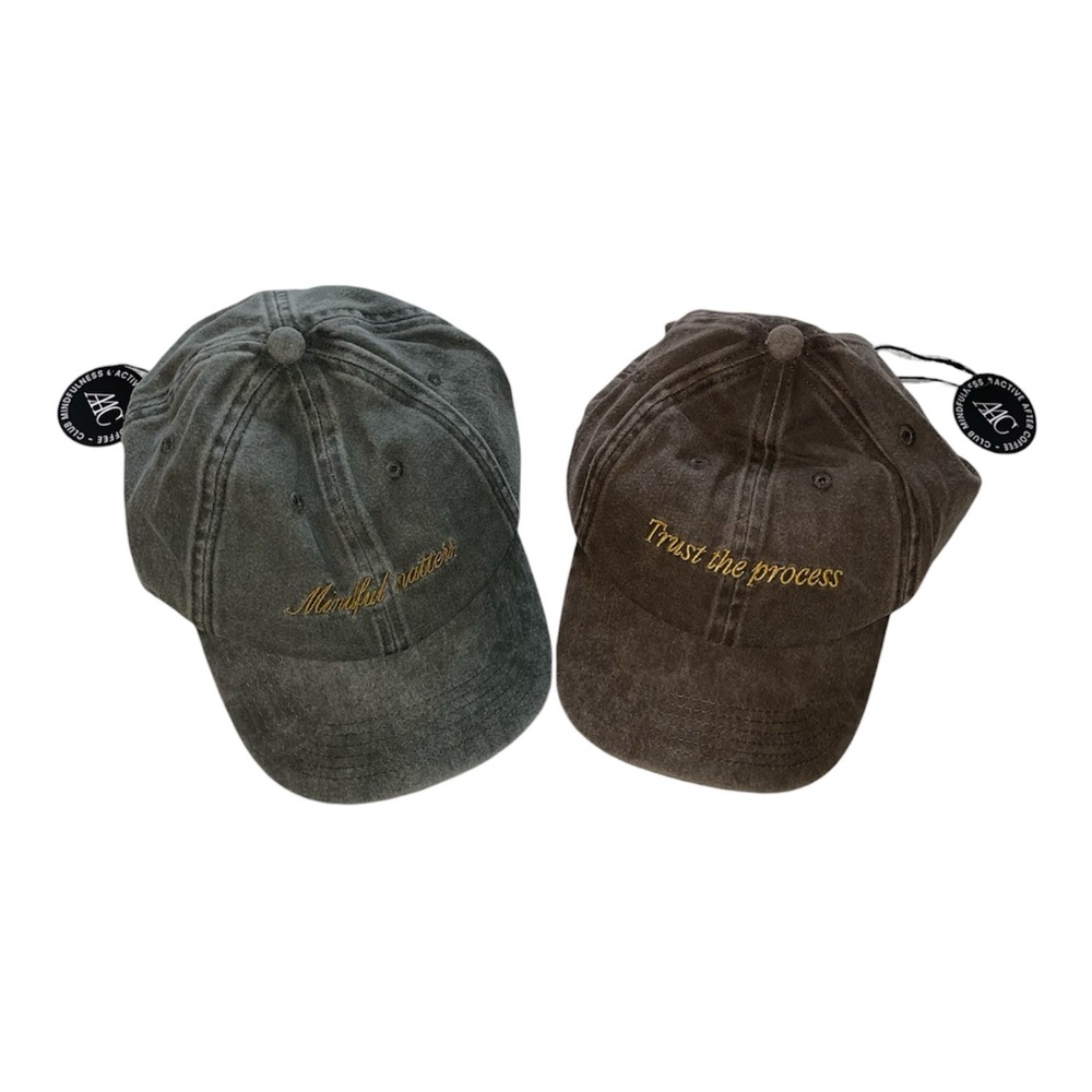 Active After Coffee Embroidered Trust the Process & Mindful Matters Hat Bundle - Picture 5 of 5